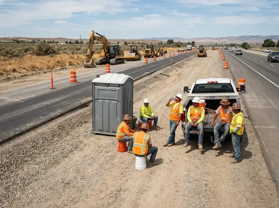 highway-road-construction-crew-007 — frequently asked questions, Porta Potty and Restroom Rentals in Lakesite, TN